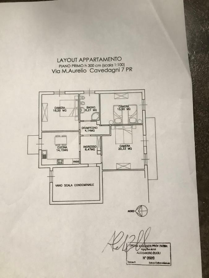 B&B Ospedale Maggiore Parma Affittacamere Exterior foto